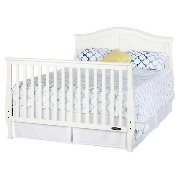 4-in-1 Convertible Crib in White - Picture 3 of 3